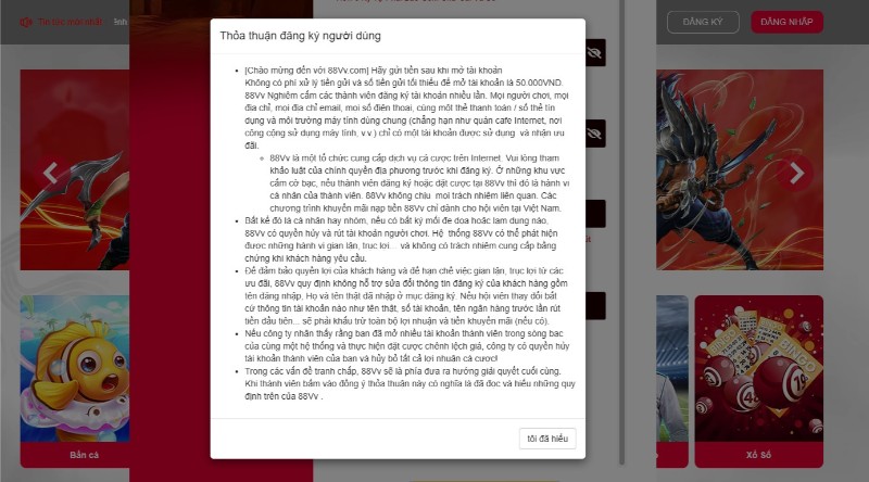 Đăng ký 88VV: Mở tài khoản tặng ngay 177K 3 Đăng ký 88VV